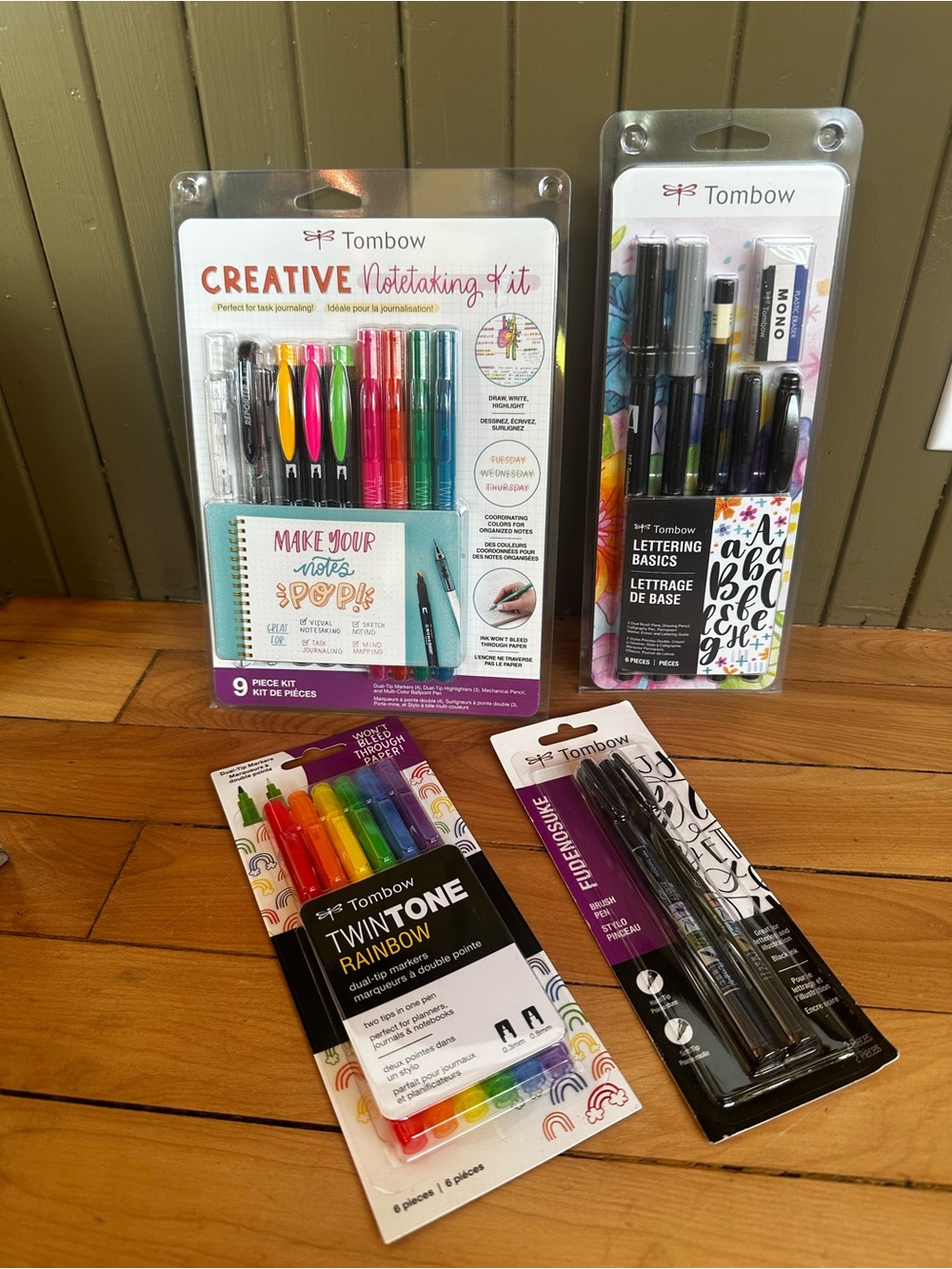 Tombow Creative Notetaking & Lettering Pens Set Bundle